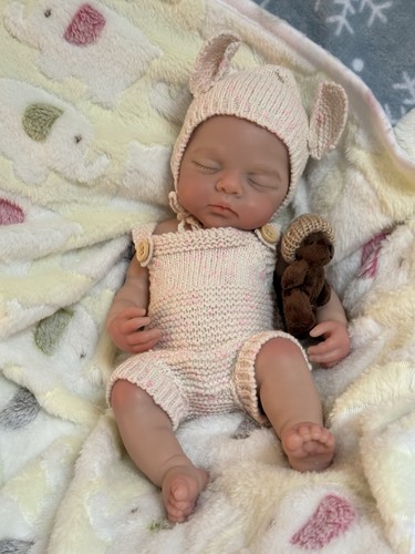 Silicone baby reborn painted - silicone,